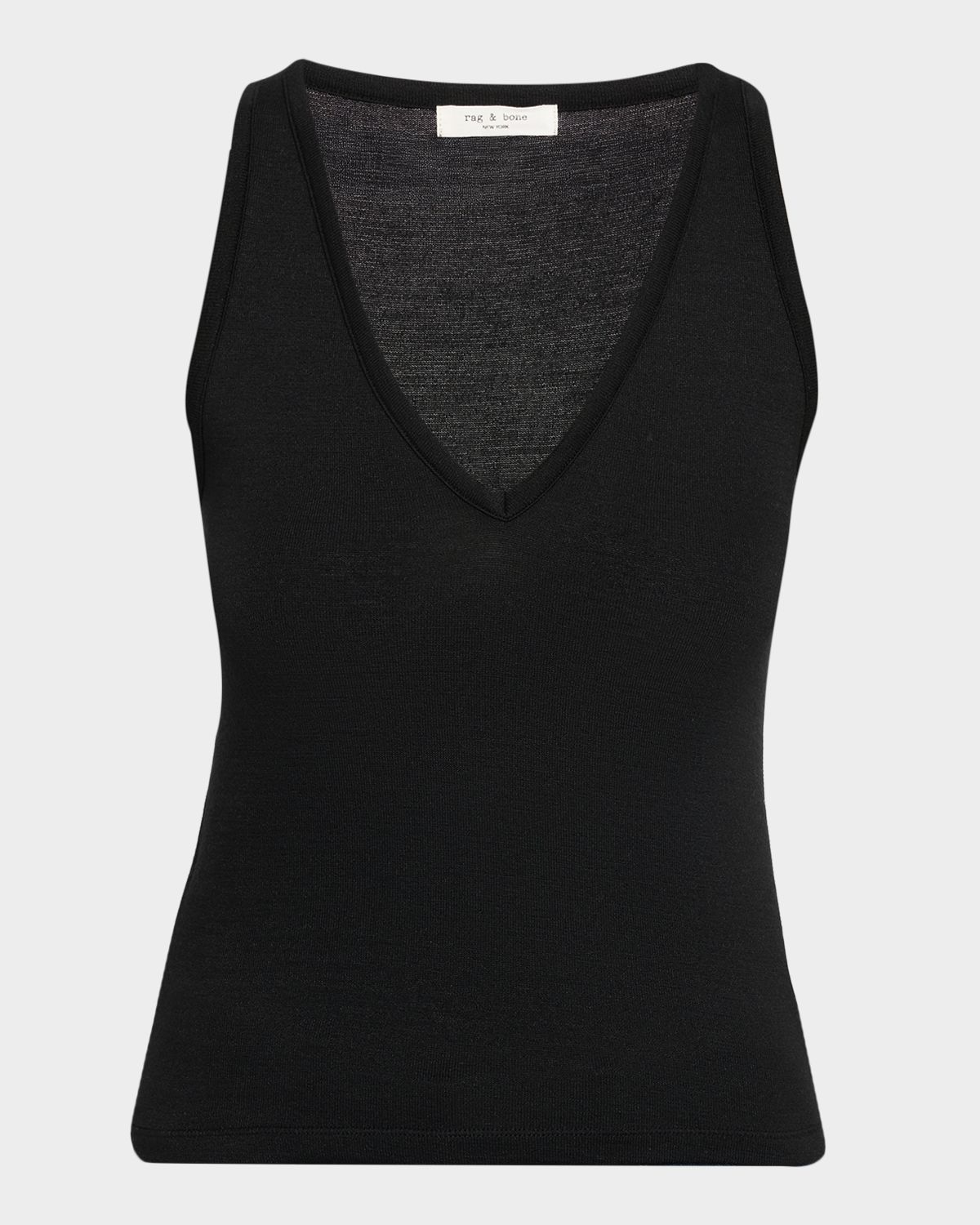 Rag & Bone The Knit V-Neck Tank Top