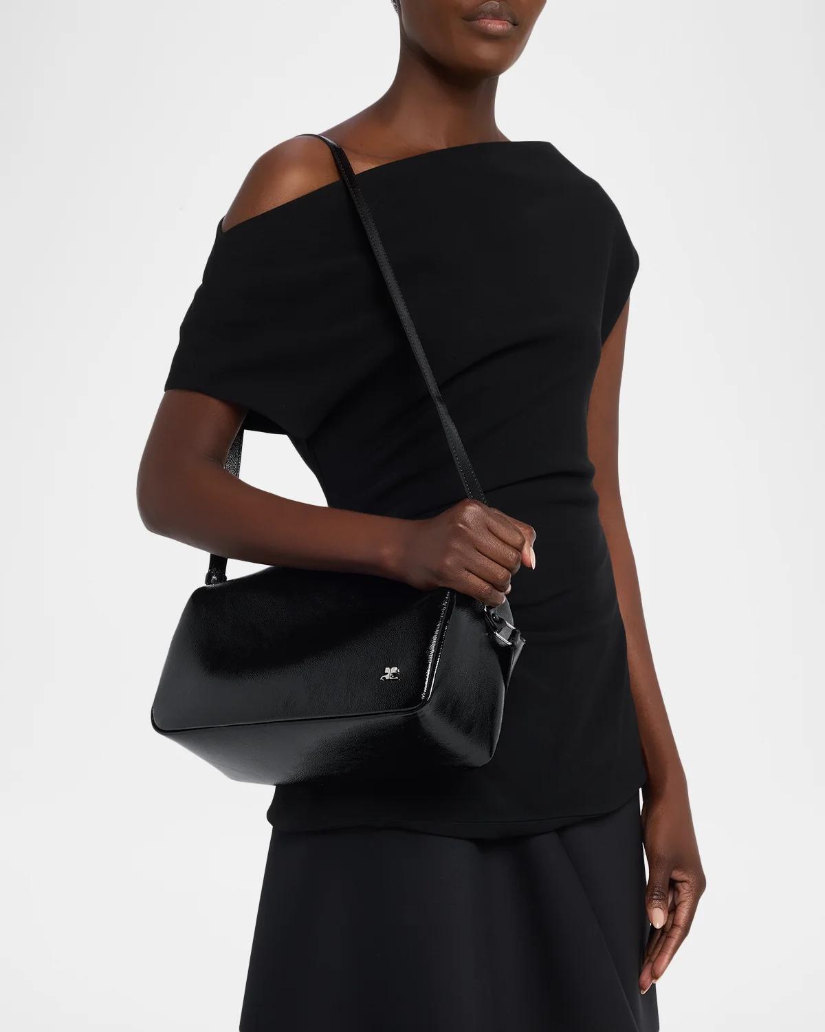 Courrèges Three Sixty Naplack Leather Shoulder Bag | Thumbnail 2 Courrèges Three Sixty Naplack Leather Shoulder Bag | Thumbnail 2