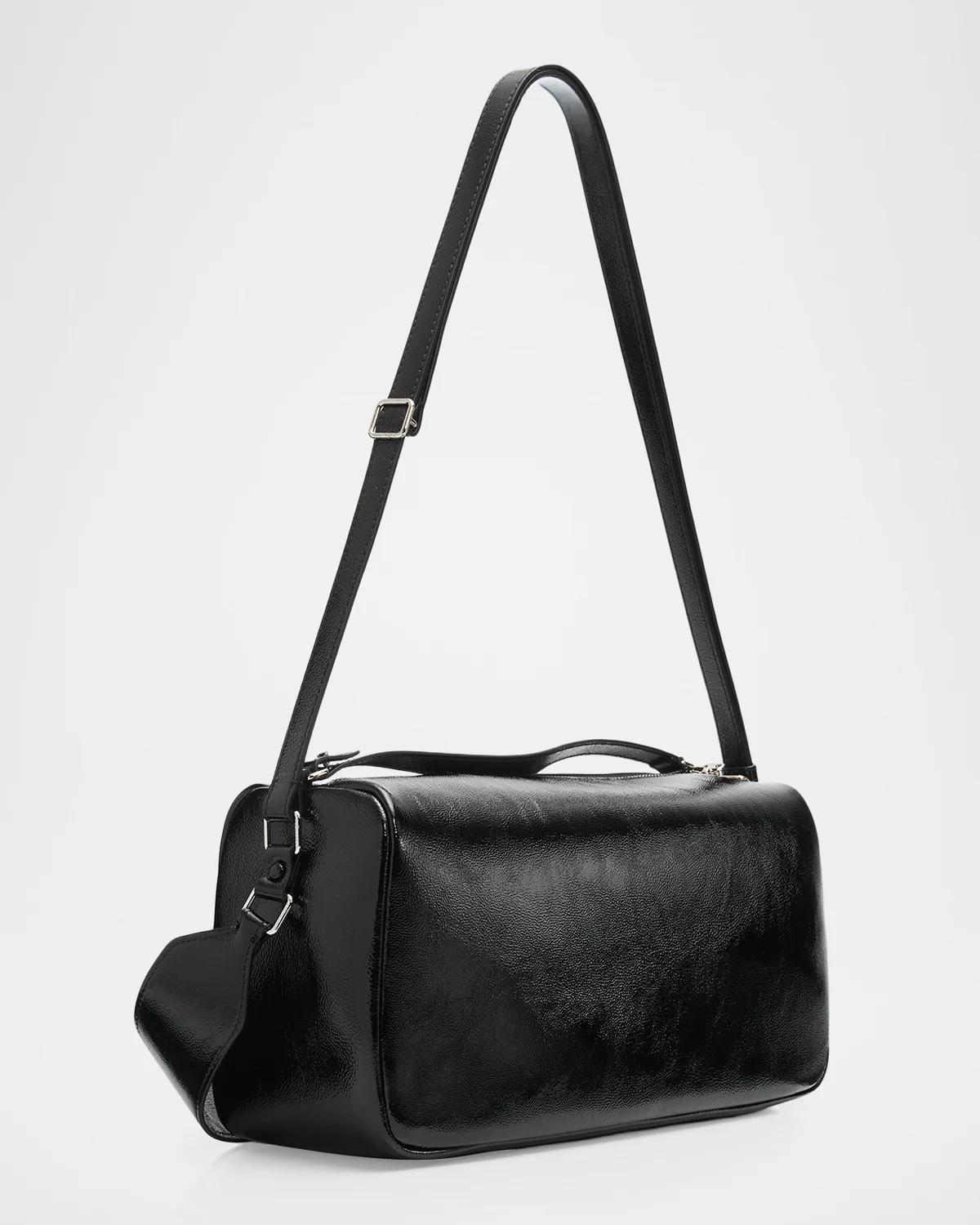 Courrèges Three Sixty Naplack Leather Shoulder Bag | Thumbnail 3 Courrèges Three Sixty Naplack Leather Shoulder Bag | Thumbnail 3