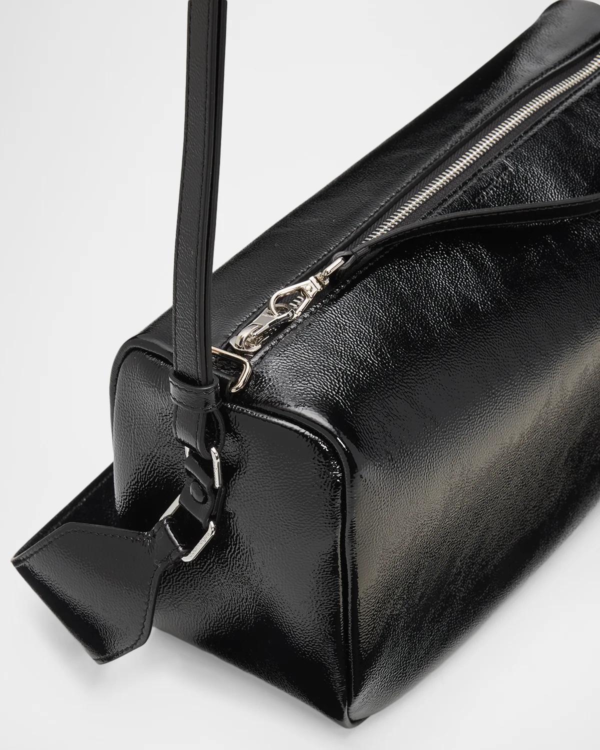 Courrèges Three Sixty Naplack Leather Shoulder Bag | Thumbnail 6 Courrèges Three Sixty Naplack Leather Shoulder Bag | Thumbnail 6