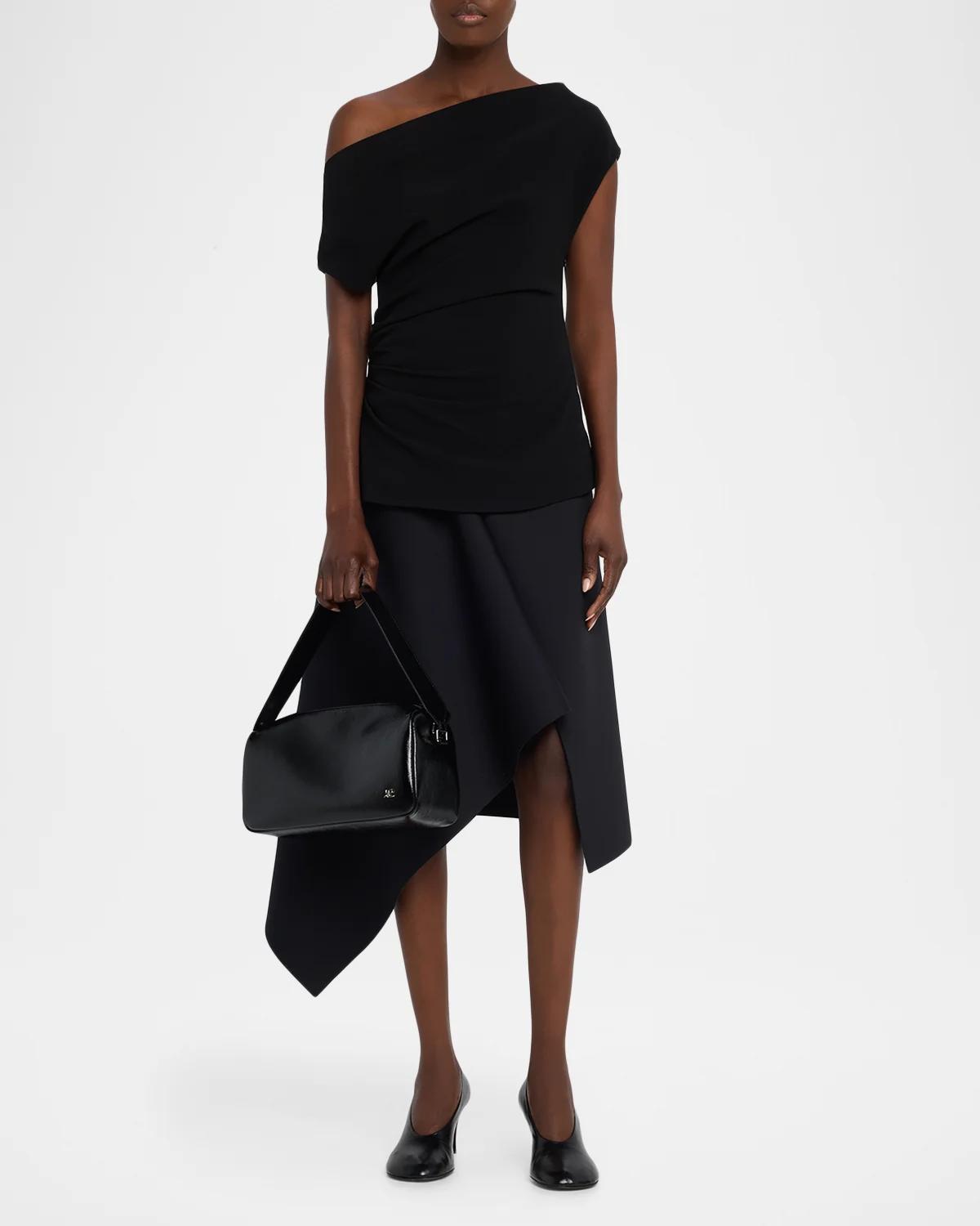 Courrèges Three Sixty Naplack Leather Shoulder Bag | Thumbnail 5 Courrèges Three Sixty Naplack Leather Shoulder Bag | Thumbnail 5