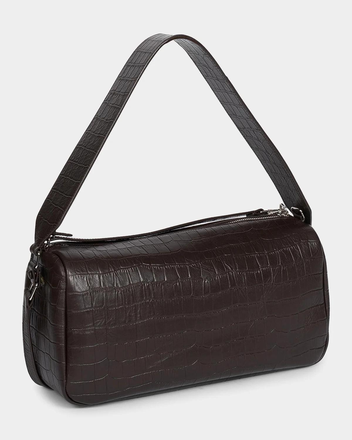 Courrèges Three Sixty Croc-Embossed Leather Shoulder Bag | Thumbnail 2