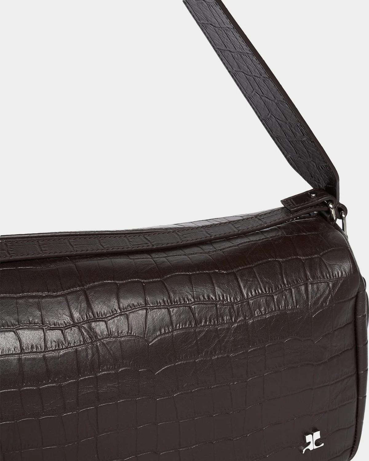 Courrèges Three Sixty Croc-Embossed Leather Shoulder Bag | Thumbnail 5