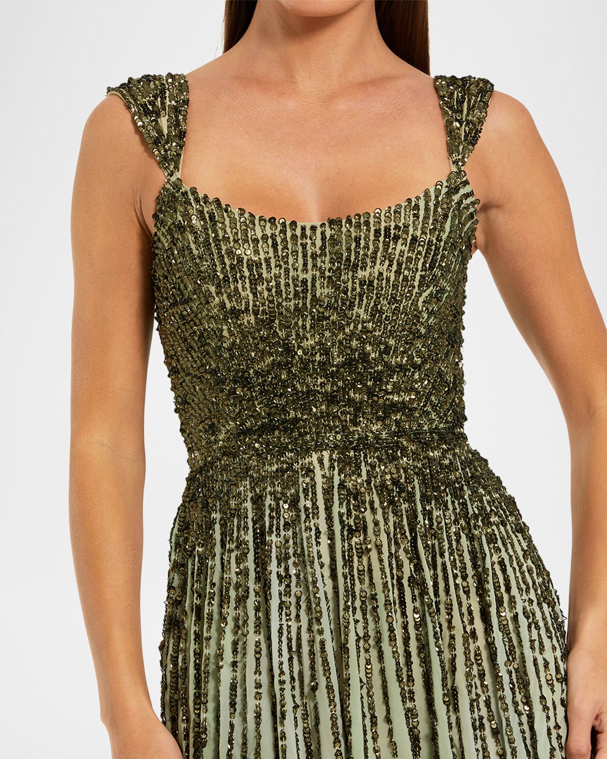 Mac Duggal Petite Sleeveless Sequin Ombre Gown | Thumbnail 4 Mac Duggal Petite Sleeveless Sequin Ombre Gown | Thumbnail 4