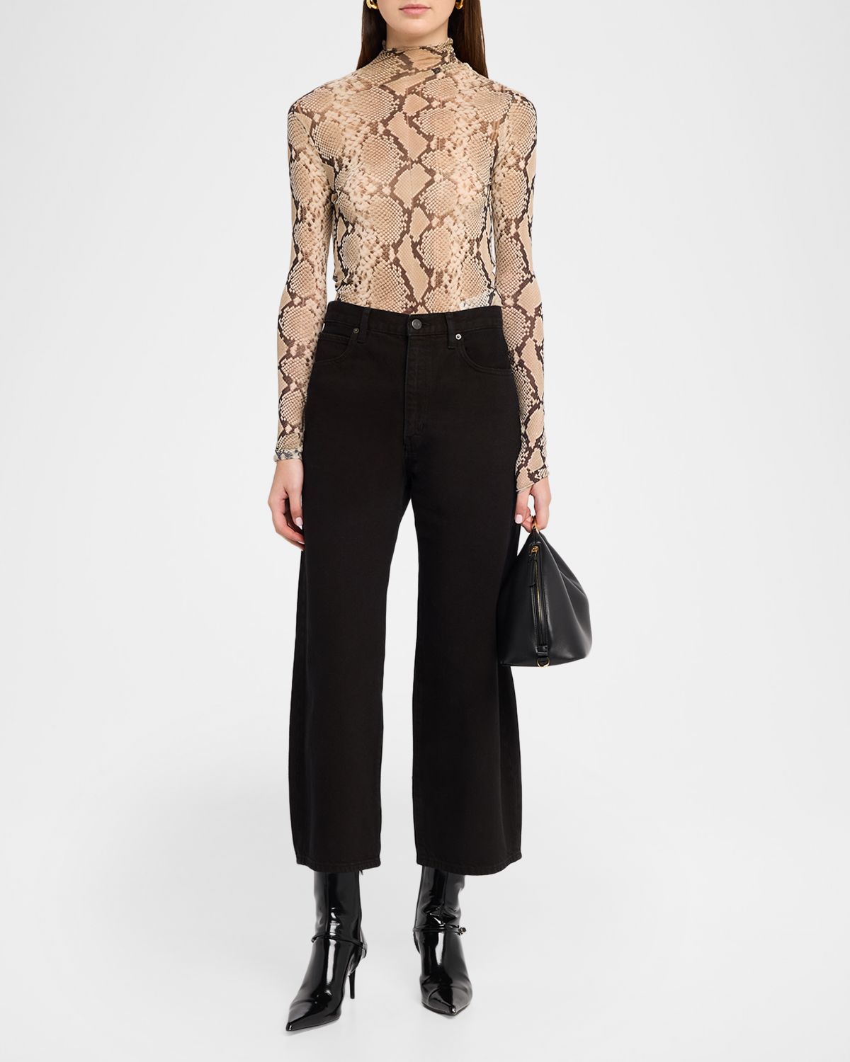 FRAME The Bow Crop Jeans | Thumbnail 2 FRAME The Bow Crop Jeans | Thumbnail 2