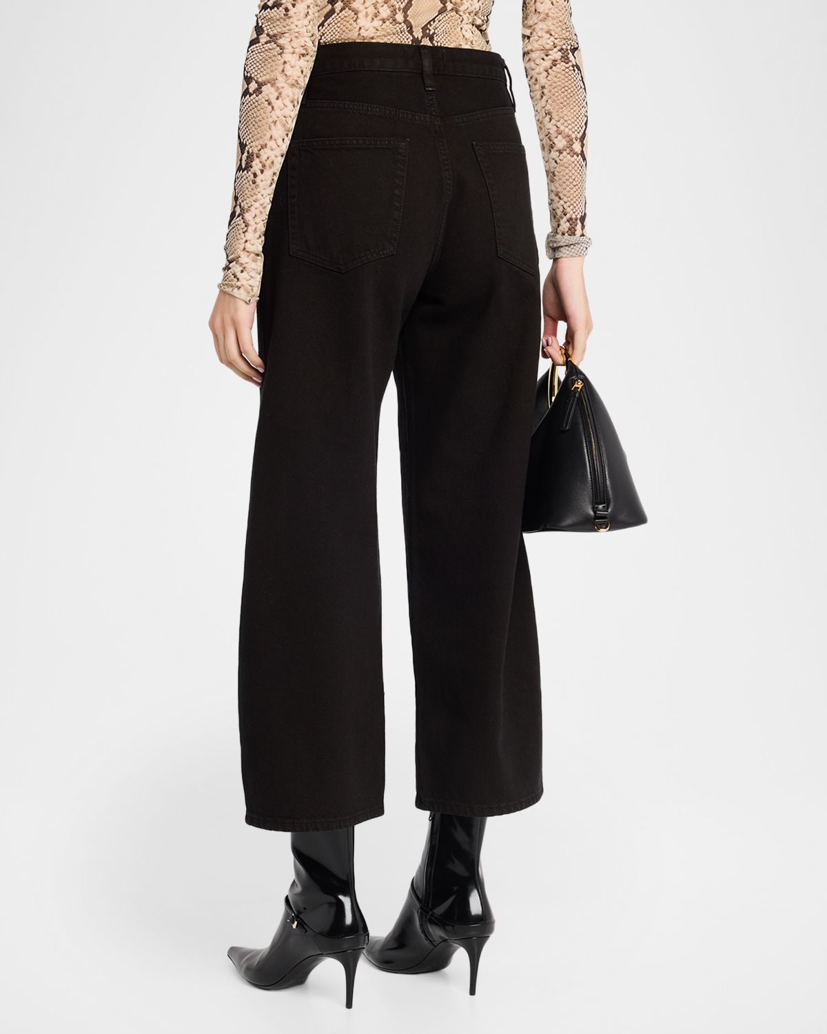 FRAME The Bow Crop Jeans | Thumbnail 3 FRAME The Bow Crop Jeans | Thumbnail 3