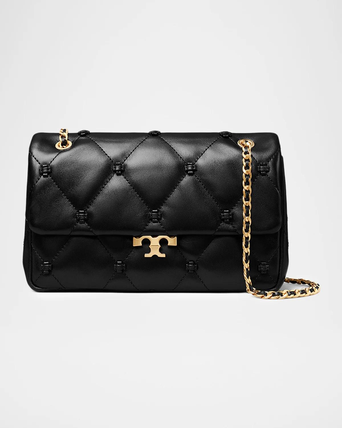 Bunny Knot Small Quilted Leather Shoulder Bag Bunny Knot Small Quilted Leather Shoulder Bag