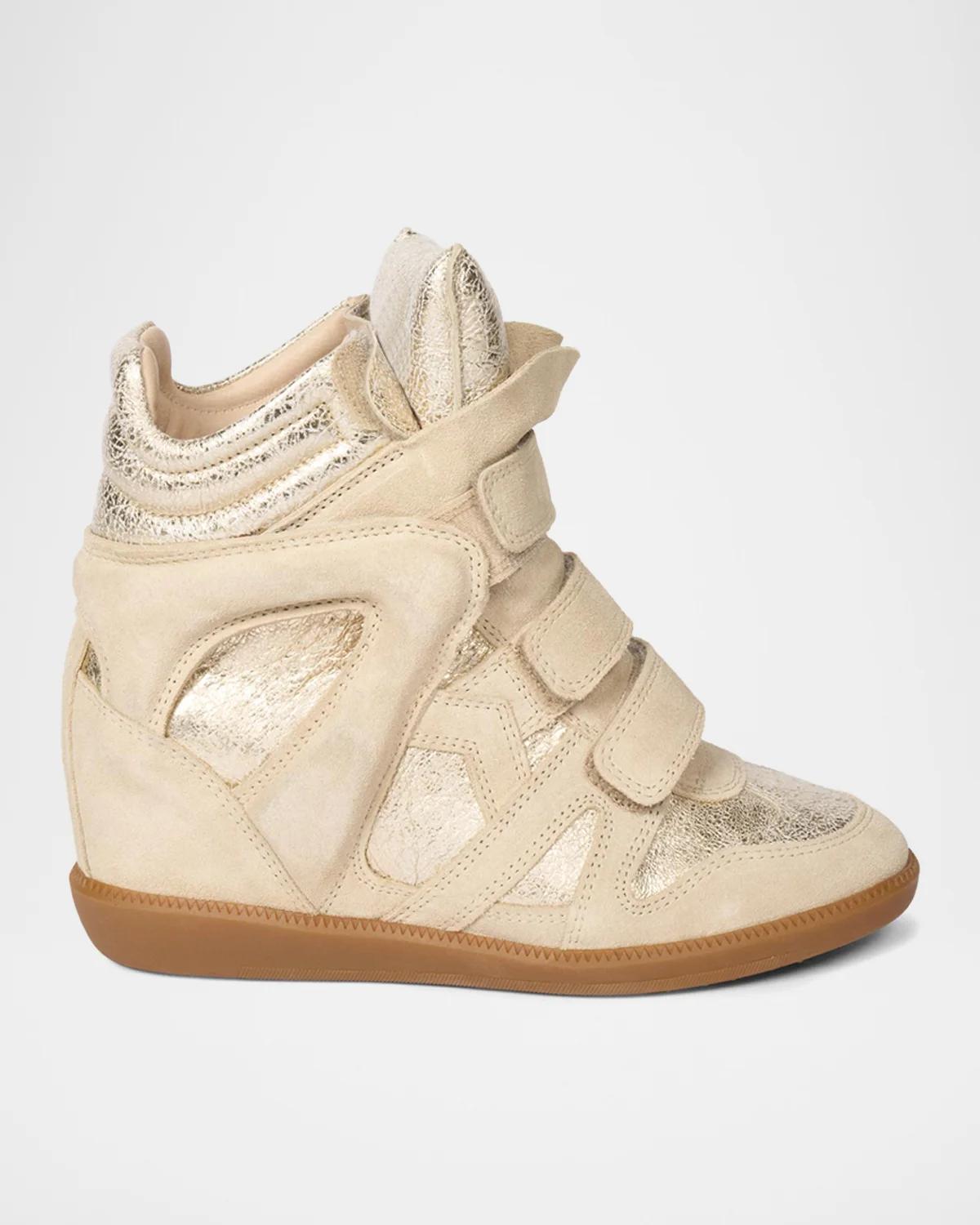 Bekett Leather High-Top Sneakers