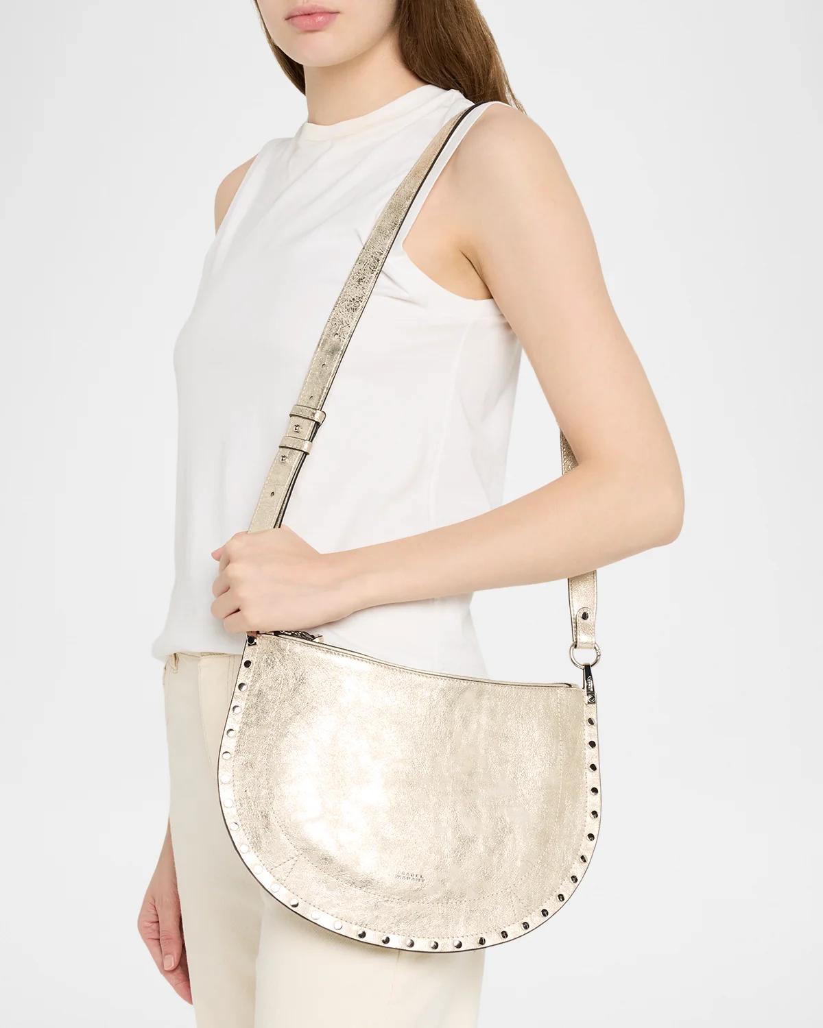 Isabel Marant Oskan Metallic Leather Shoulder Bag | Thumbnail 2 Isabel Marant Oskan Metallic Leather Shoulder Bag | Thumbnail 2