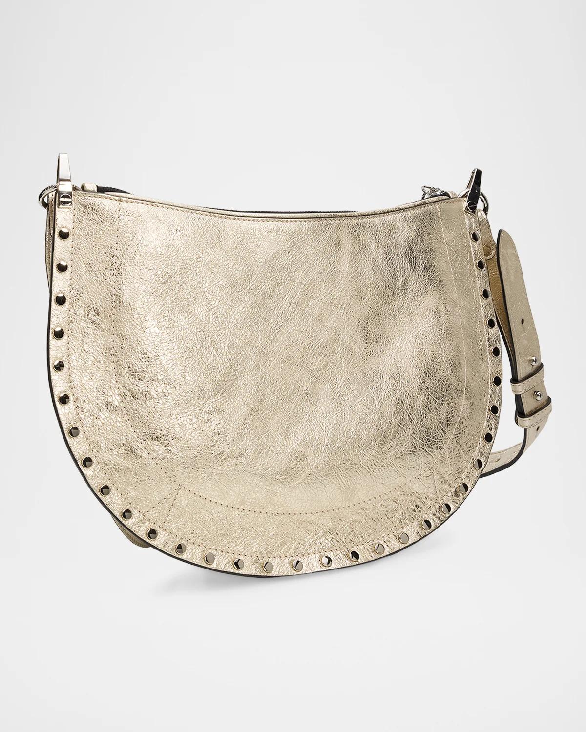 Isabel Marant Oskan Metallic Leather Shoulder Bag | Thumbnail 3 Isabel Marant Oskan Metallic Leather Shoulder Bag | Thumbnail 3