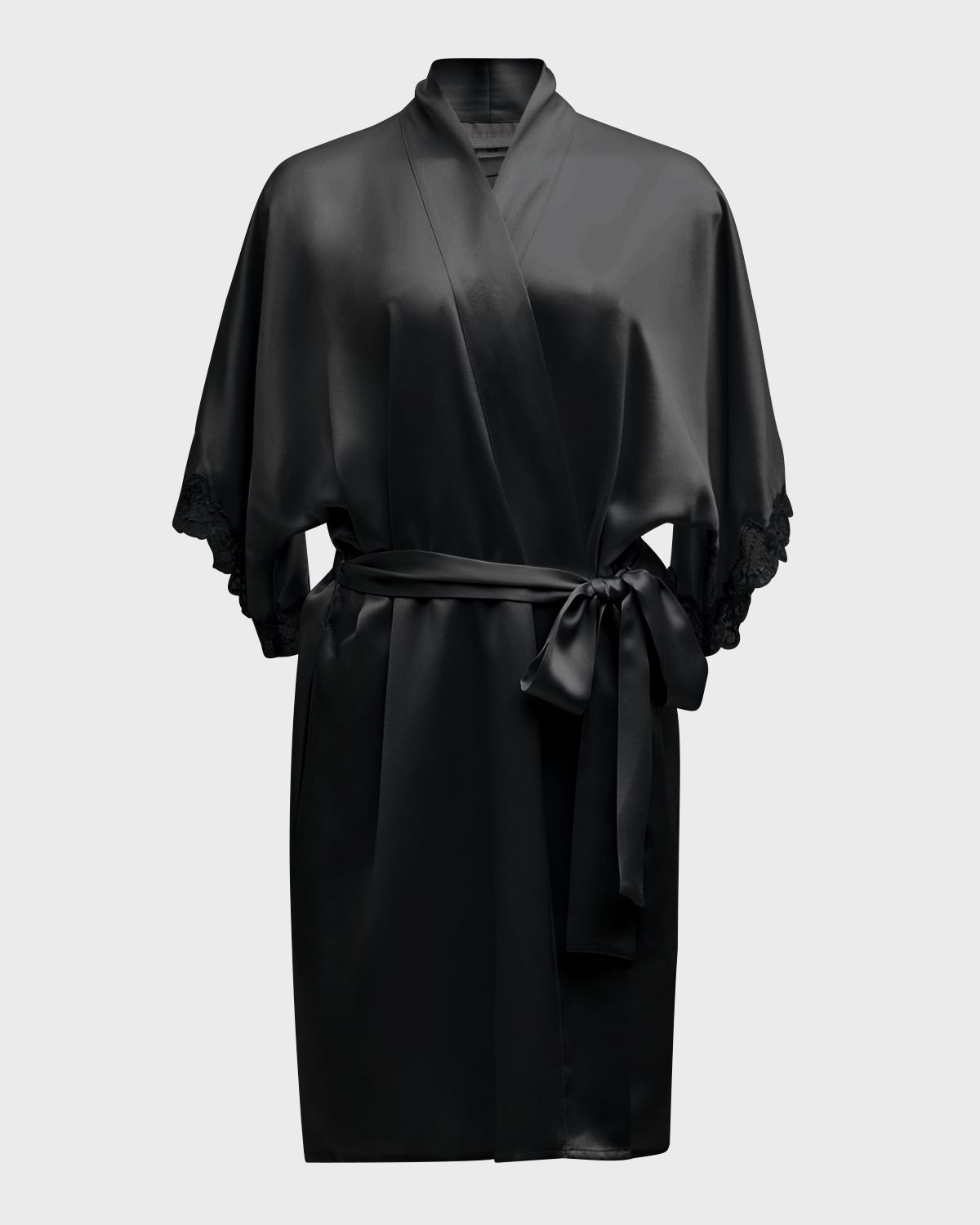 Christine Lingerie Bijoux Short Silk Robe | Thumbnail 4 Christine Lingerie Bijoux Short Silk Robe | Thumbnail 4
