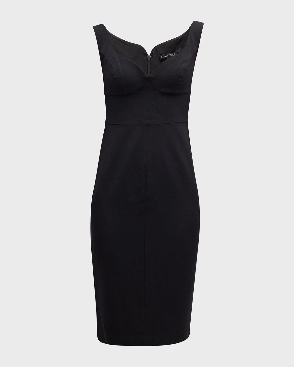 black halo zella scoopback cocktail dress Black Halo Zella Scoopback Cocktail Dress - Whip Cream