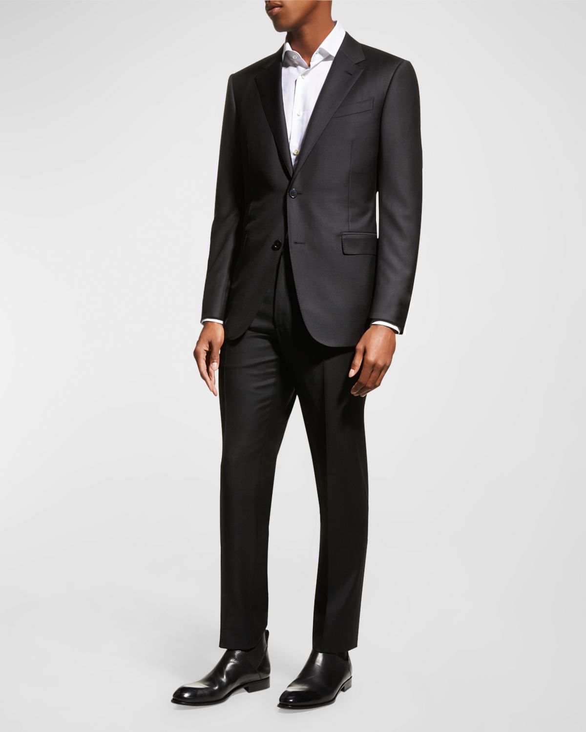 ZEGNA Men 's Trofeo Milano Two-Piece Wool Regular-Fit Suit