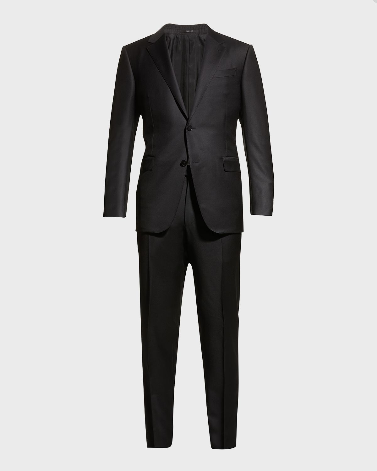 ZEGNA Men 's Trofeo Milano Two-Piece Wool Regular-Fit Suit