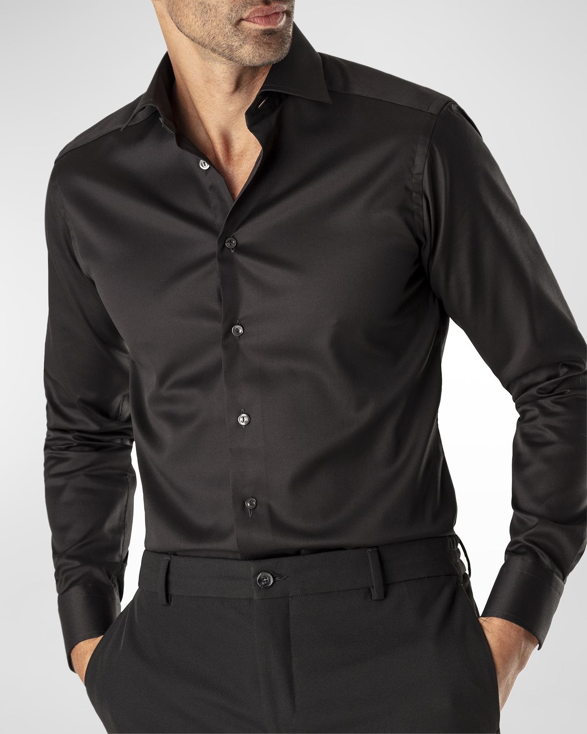 Eton Contemporary-Fit Twill Dress Shirt