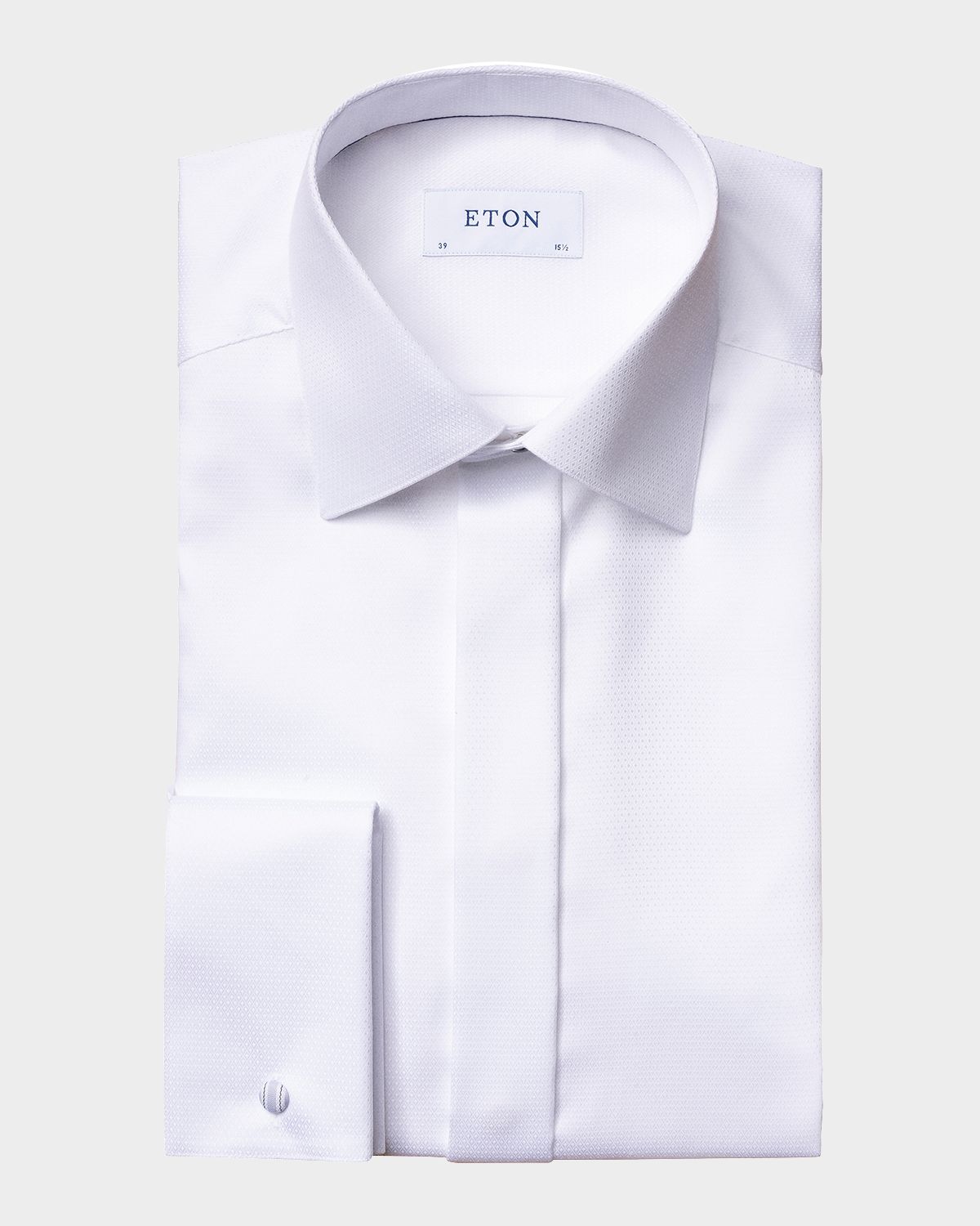 Eton Men 's Contemporary Fit Diamond-Weave Dress Shirt