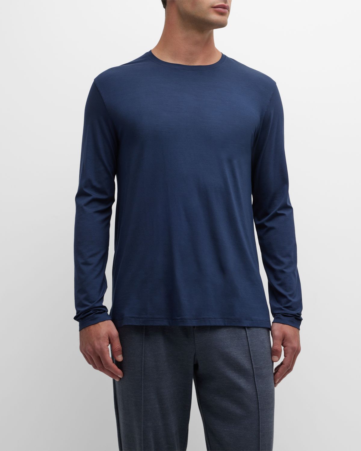 Derek Rose Men 's Long-Sleeve Jersey Tee