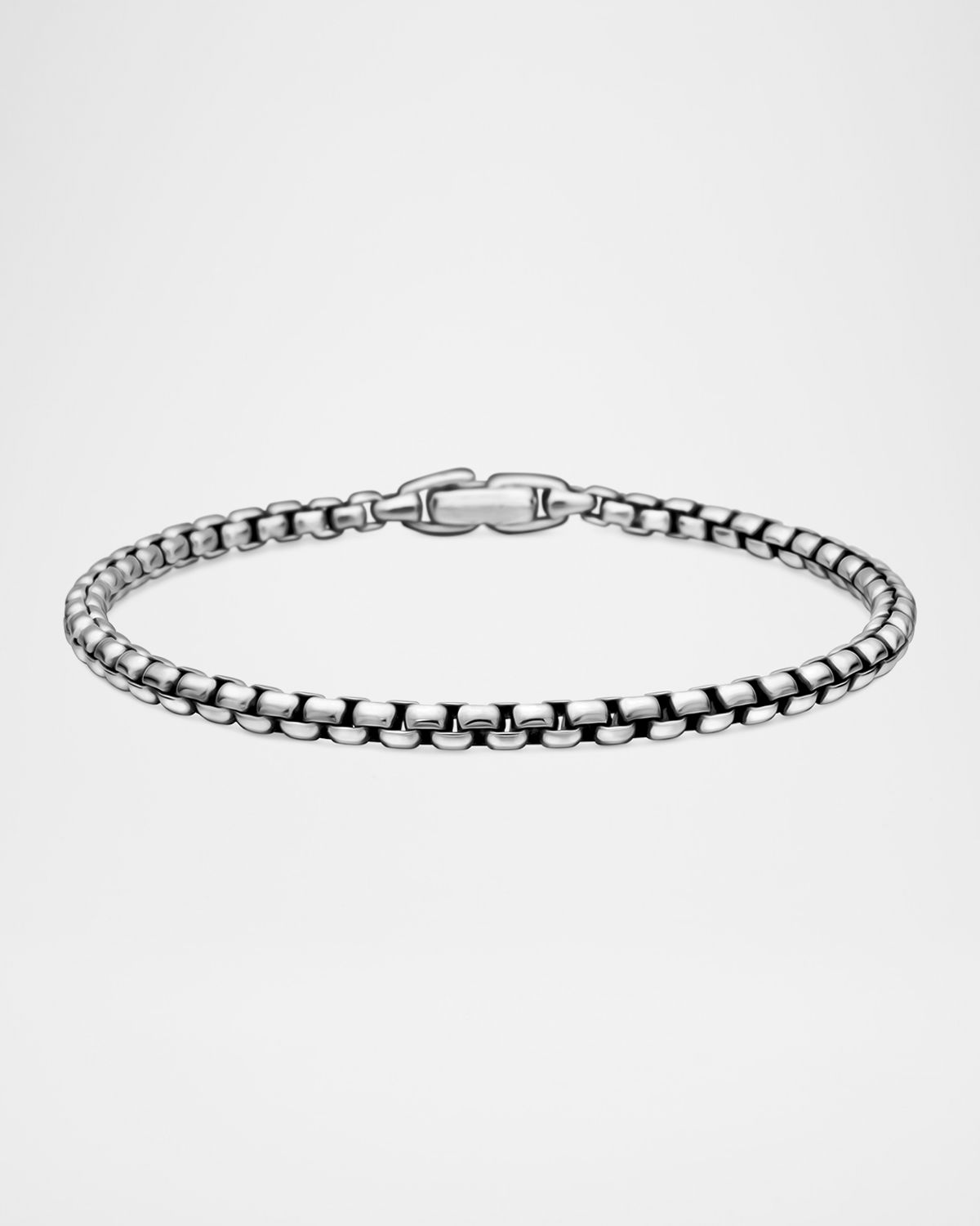 David Yurman Men 's 4mm Box Chain Bracelet in Silver
