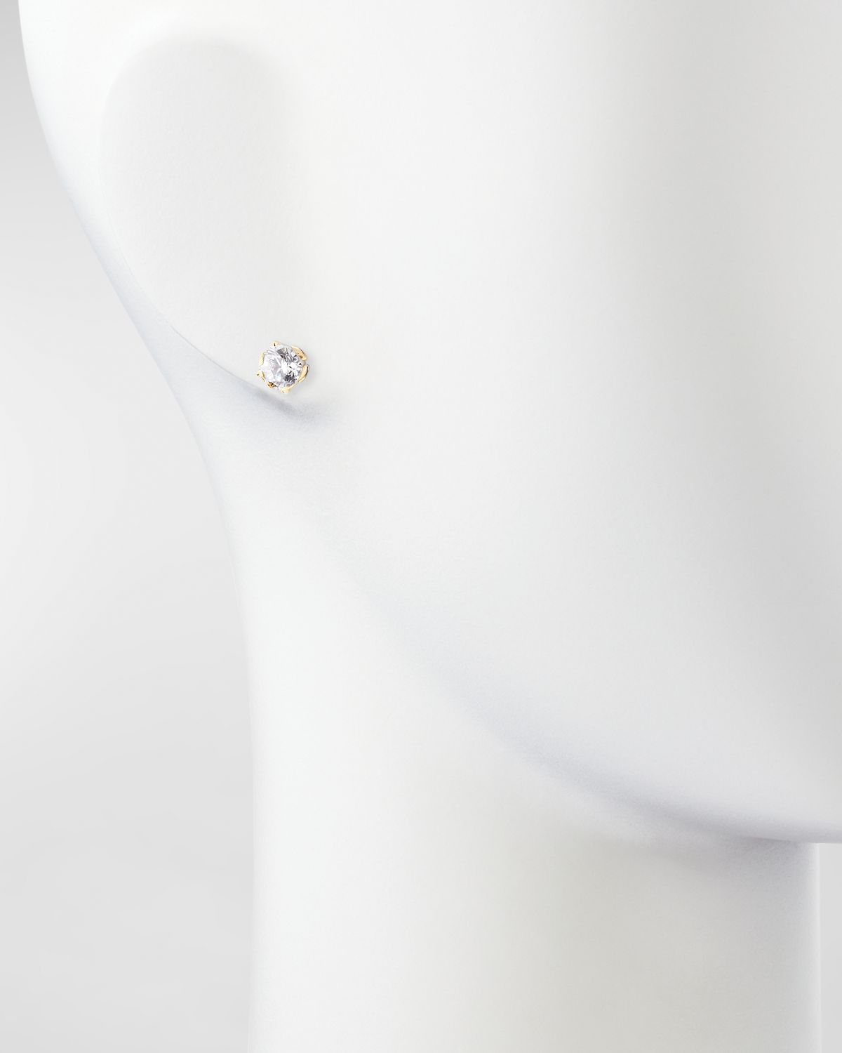 Fantasia by DeSerio 14K Yellow Gold 2.5ct Stud Earrings