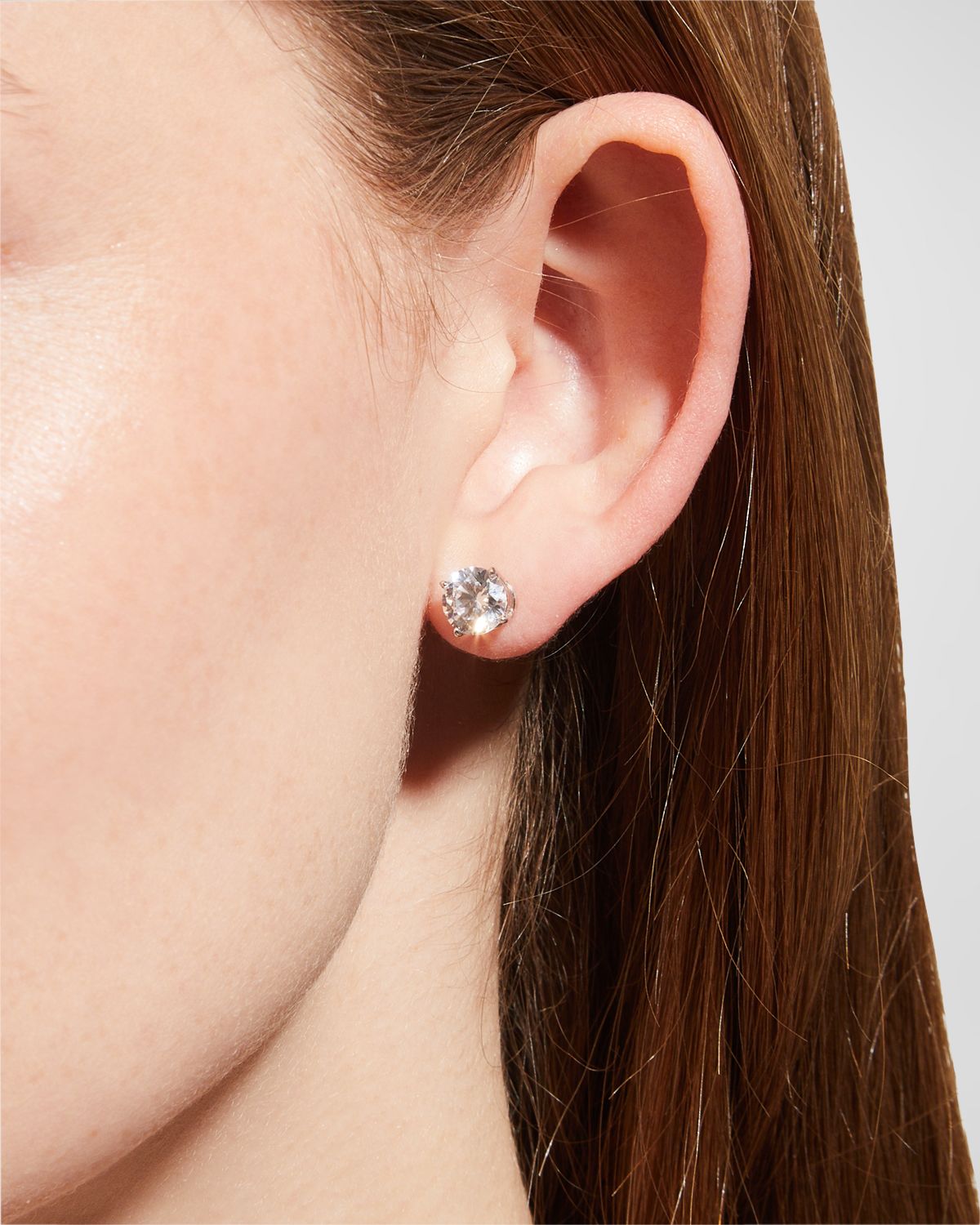 Fantasia by DeSerio 14K White Gold Brilliant-Cut Earrings