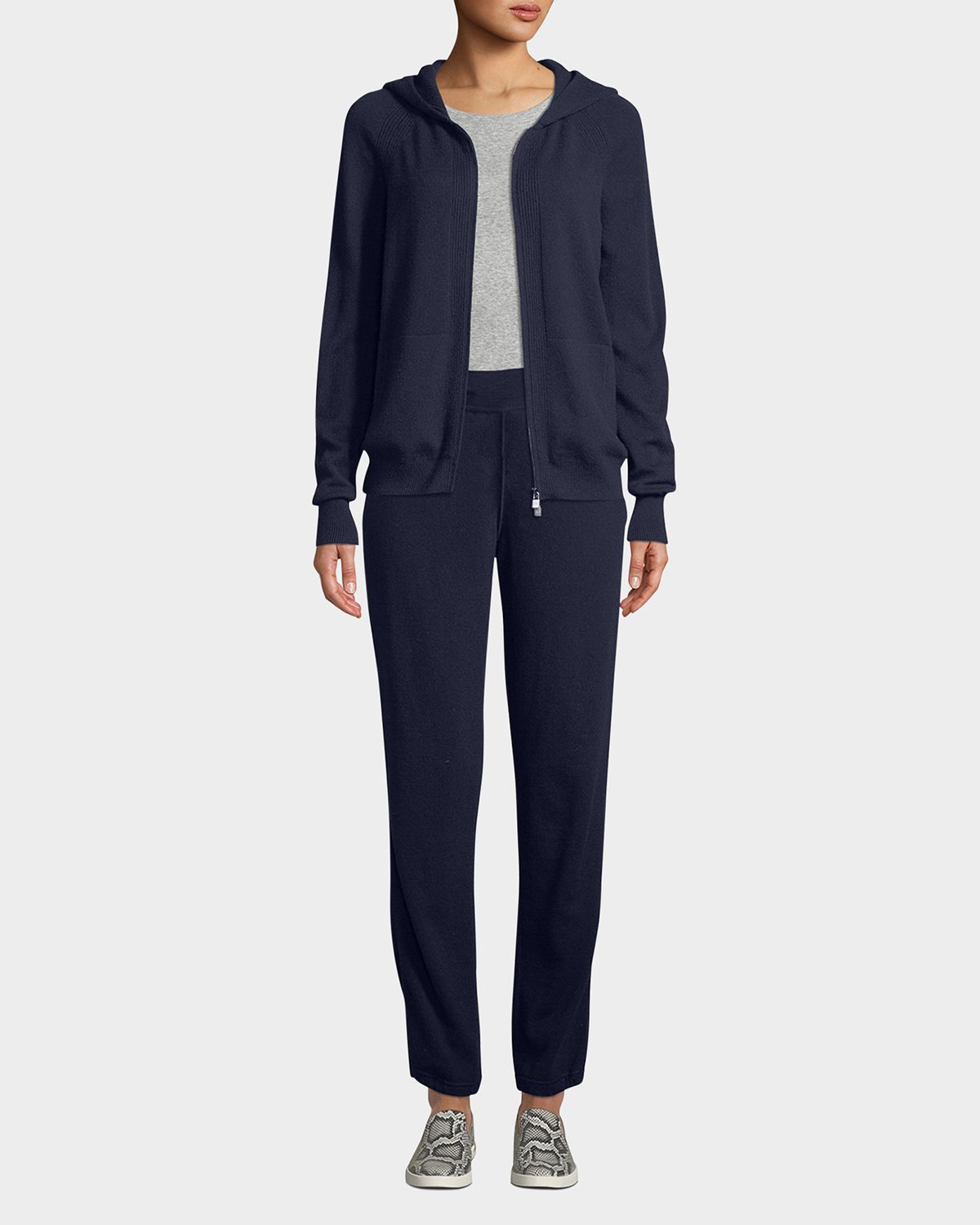 Loro Piana Merano Cashmere Drawstring Jogger Pants