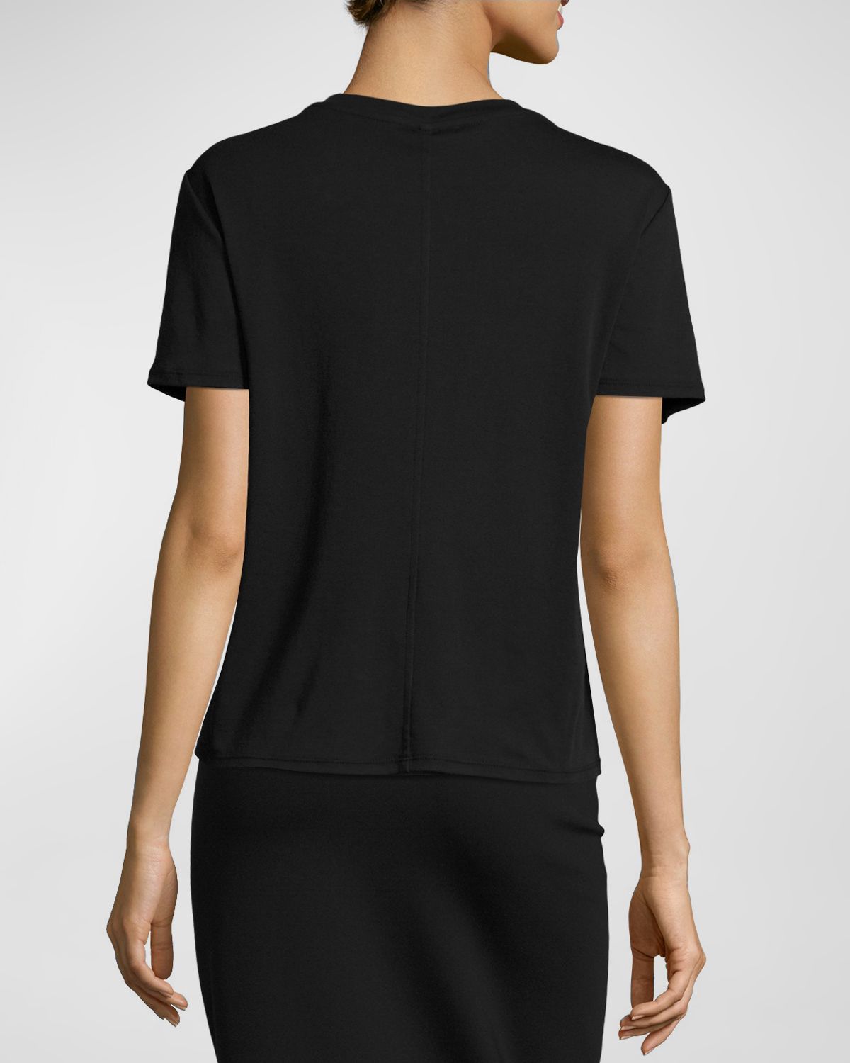 THE ROW Wesler Short-Sleeve Top