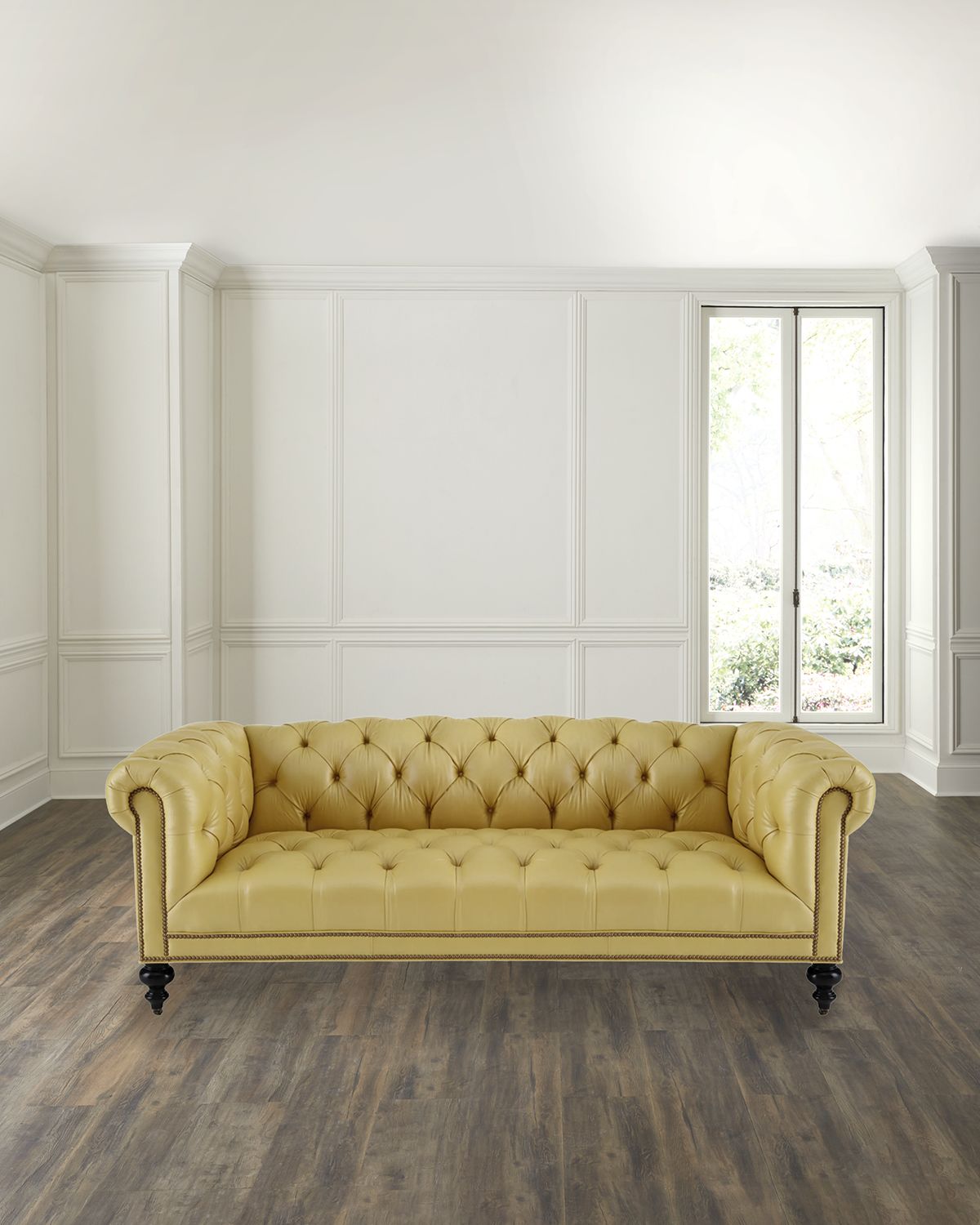 Old Hickory Tannery Morgan Sunshine Leather Chesterfield Sofa 86" | Thumbnail 7 Old Hickory Tannery Morgan Sunshine Leather Chesterfield Sofa 86" | Thumbnail 7