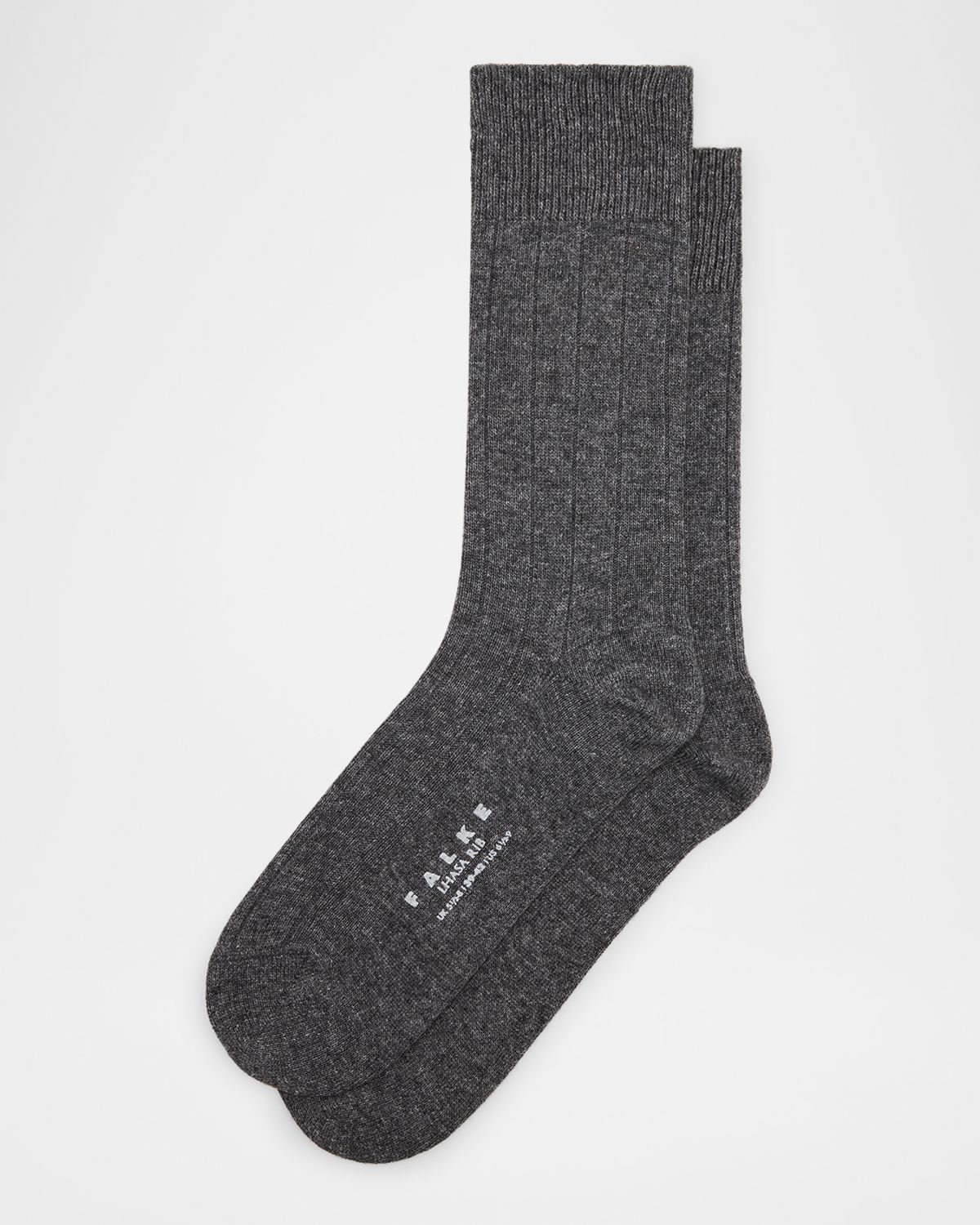 Falke Men 's Llasa Solid Ribbed Socks